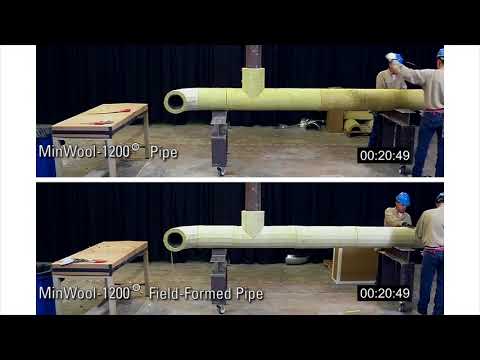 Water-Repellent Mineral Wool Pipe Insulation Soon Available (Video)