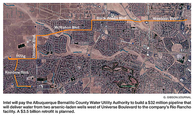 Intel pays water authority $32M to build 6-mile pipeline - Rio Rancho Observer