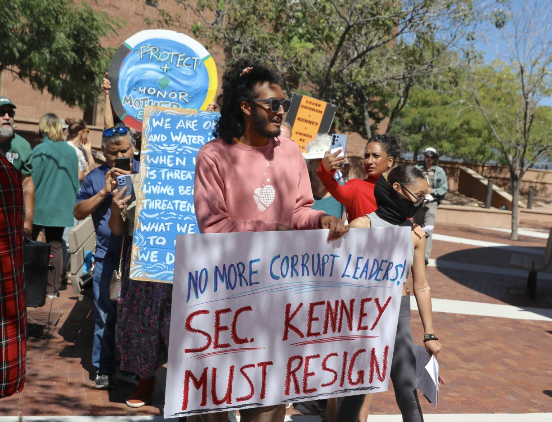 New Mexico State water board tosses controversial vote on produced water petition Protesters turned out on Sept. 18, 2025 calling for the resign...